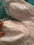 #191 Vestido semi sereia manga longa