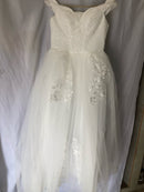 #026 Vestido Princesa Decote em V Ombro a Ombro