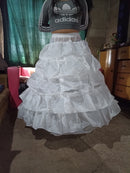 Anágua princesa de camadas 90cm