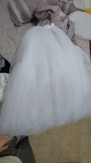 Anágua império de tule