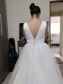 #228 Vestido evasê liso