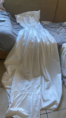 #021 Vestido Evasê Ombro a Ombro liso