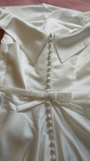 #021 Vestido Evasê Ombro a Ombro liso