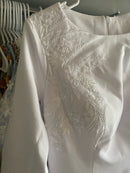 #047 Vestido Evasê Manga Longa