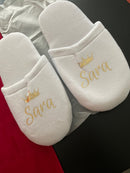 Pantufa personalizada macia