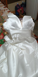 #158 Vestido Império liso