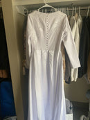 #047 Vestido Evasê Manga Longa