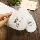 Pantufa personalizada macia