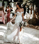 #171 Vestido de renda semi sereia