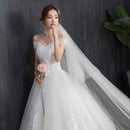 #087 Vestido Princesa Ombro a Ombro Renda