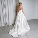 #230 Vestido Evasê liso com fenda