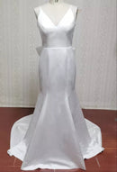 #210 Vestido Sereia Liso com laço