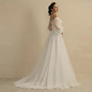 #187 Vestido imperio com dedote e manga bufante