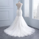 #134 Vestido luxo sereia alcinha