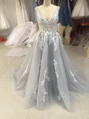 #037 VESTIDO DE NOIVA IMPÉRIO COM RENDA