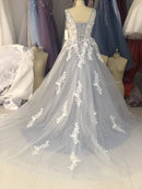 #037 VESTIDO DE NOIVA IMPÉRIO COM RENDA