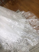 #254 Vestido de Luxo Império Illusion com Alça