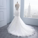 #134 Vestido luxo sereia alcinha