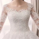 #212 Vestido princesa manga três quartos