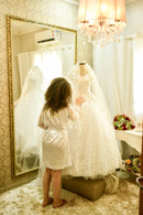 #196 Vestido Princesa vintage com bordados