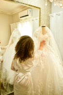 #196 Vestido Princesa vintage com bordados