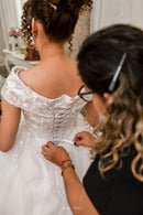 #196 Vestido Princesa vintage com bordados