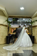 #196 Vestido Princesa vintage com bordados