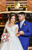 #196 Vestido Princesa vintage com bordados