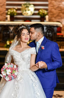 #196 Vestido Princesa vintage com bordados