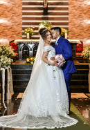 #196 Vestido Princesa vintage com bordados