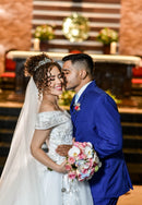 #196 Vestido Princesa vintage com bordados