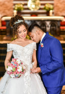 #196 Vestido Princesa vintage com bordados