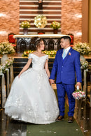 #196 Vestido Princesa vintage com bordados