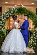 #196 Vestido Princesa vintage com bordados