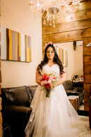 #164 Vestido império camadas