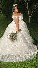 #011 VESTIDO PRINCESA OMBRO A OMBRO