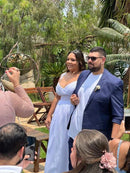 #088 Vestido Império Alcinha bordado