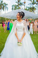 #005 Princesa Princesa Manga Longa com Capa