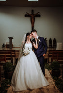 #165 Vestido princesa brilhante ombro a ombro