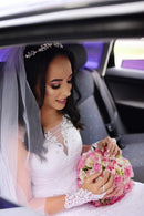 #144 Vestido Semi Sereia sem mangas