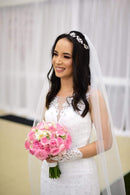 #144 Vestido Semi Sereia sem mangas