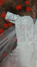 #244 Vestido evasê ombro a ombro