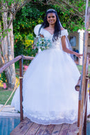 #025 Vestido Princesa Ombro a Ombro