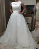 #228 Vestido evasê liso