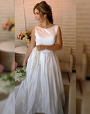 #002 Vestido Império liso