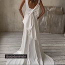 #178 Vestido semi sereia cauda removível