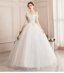 #262 Vestido princesa ombro a ombro com bordados