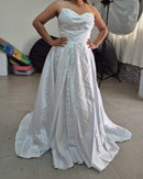 #148 Vestido tomara que caia liso com fenda