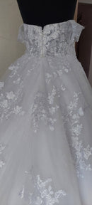 #244 Vestido evasê ombro a ombro