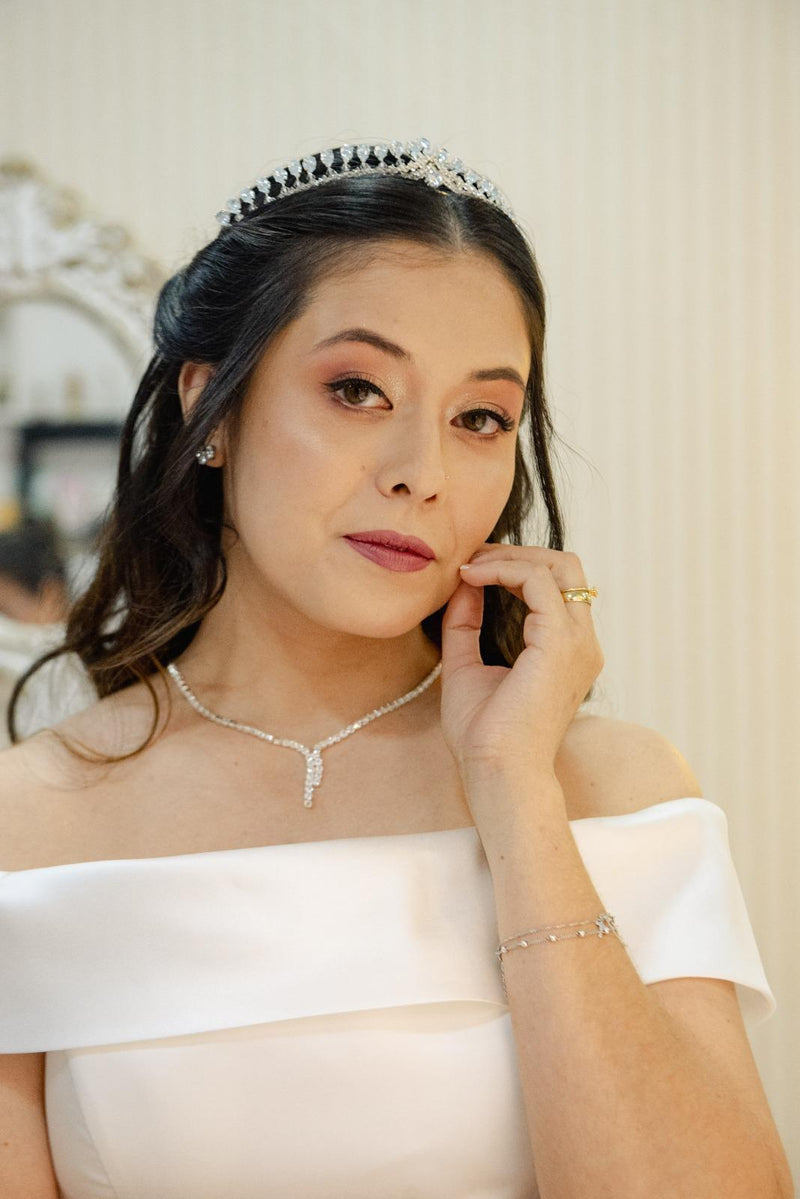 #021 Vestido Evasê Ombro a Ombro liso